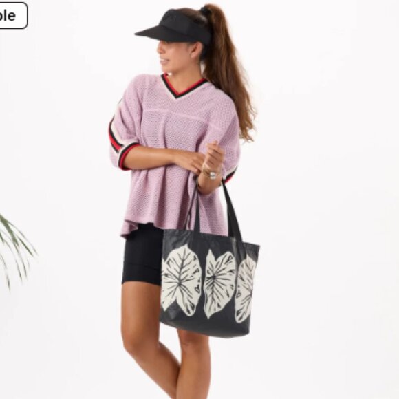 Aloha Collection  Reversible Tote Kalo  NWT - Picture 4 of 6